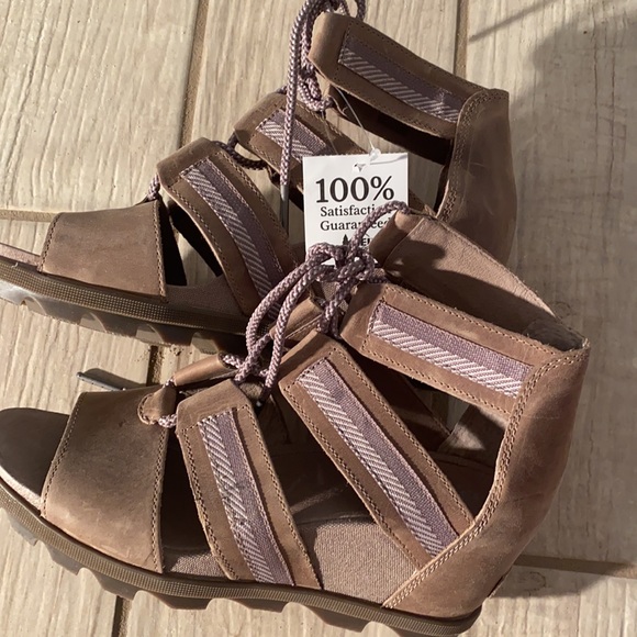 Sorel Joanie 2 Lace Sandals - Ash Brown - Picture 6 of 6